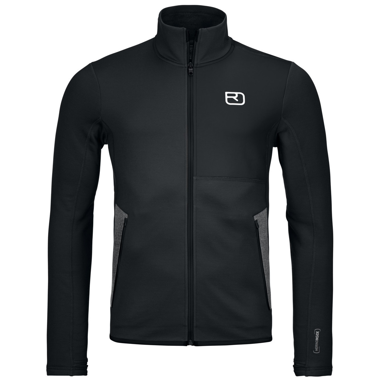 Bluza męska Ortovox Fleece Jacket M Rozmiar: L / Kolor: czarny/biały