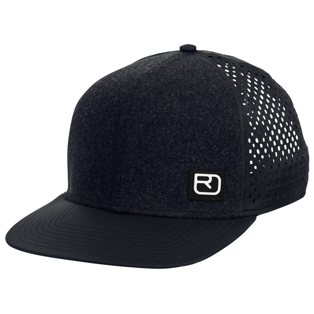 Czapka z daszkiem Ortovox Logo Air Trucker Cap Obwód głowy: 58 cm / Kolor: czarny