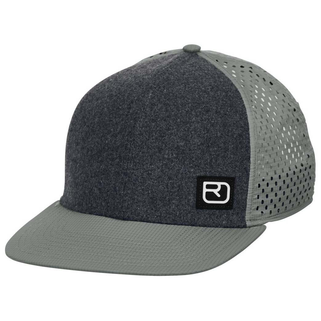 Czapka z daszkiem Ortovox Logo Air Trucker Cap Obwód głowy: 60 cm / Kolor: szary/zielony