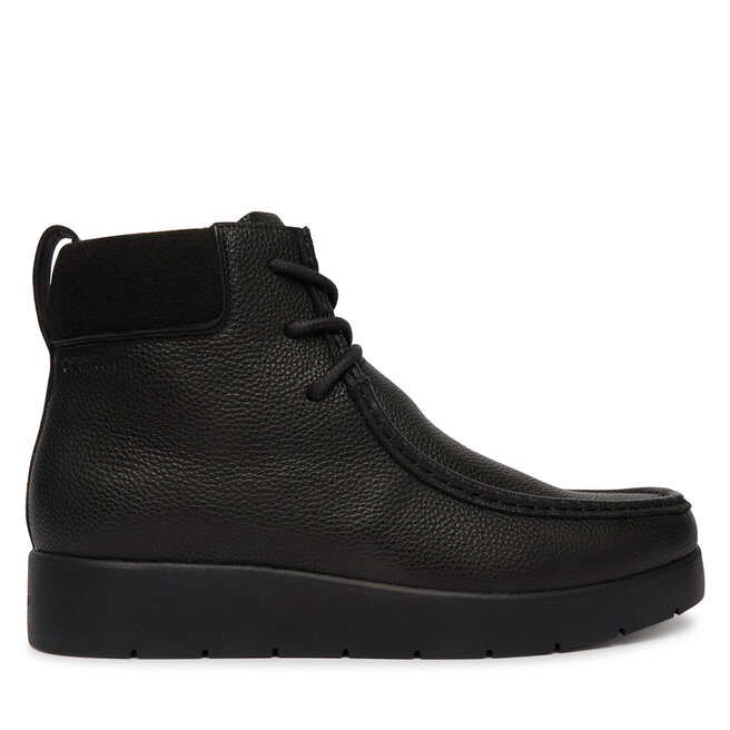 Trzewiki Calvin Klein Hybrid City Lug Mid Boot F Lth HM0HM02260 Czarny