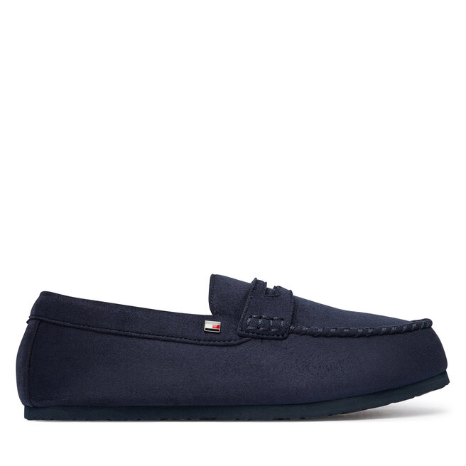 Kapcie Tommy Hilfiger Hilfiger Driver House Shoe FM0FM06012 Granatowy