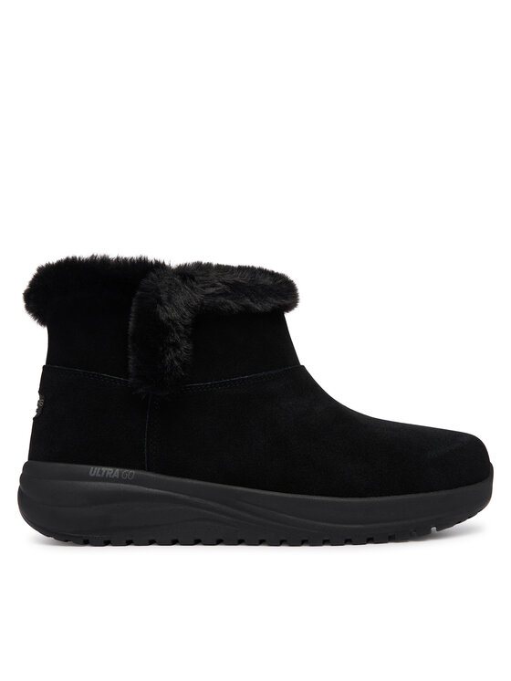 Skechers Śniegowce Waterproof Relaxed Fit: On-The-GO Stellar - Cozy Step 144745/BBK Czarny