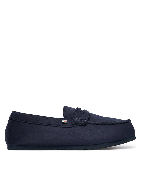 Tommy Hilfiger Kapcie Hilfiger Driver House Shoe FM0FM06012 Granatowy