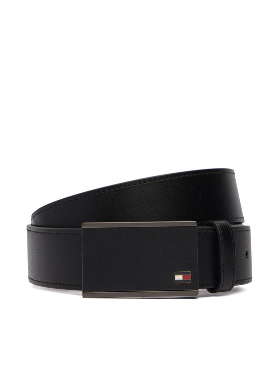 Tommy Hilfiger Pasek Business Plaque 3.5 AM0AM14775 Czarny