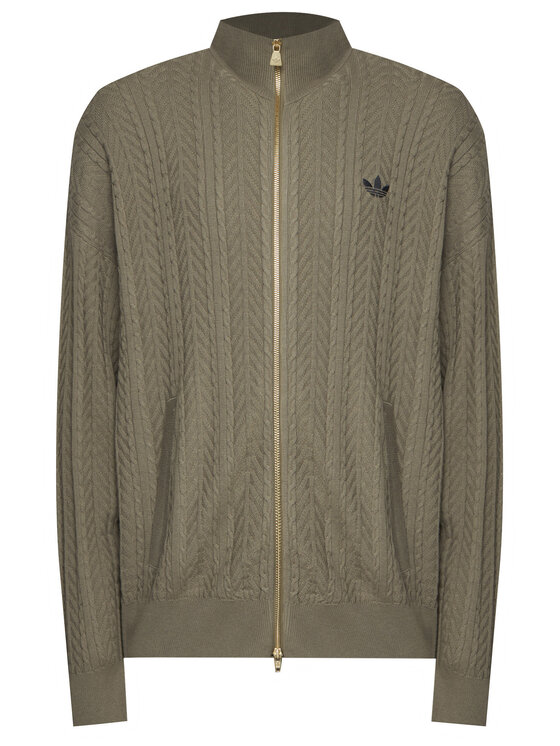 adidas Kardigan Firebird KR9761 Zielony jasny Loose Fit