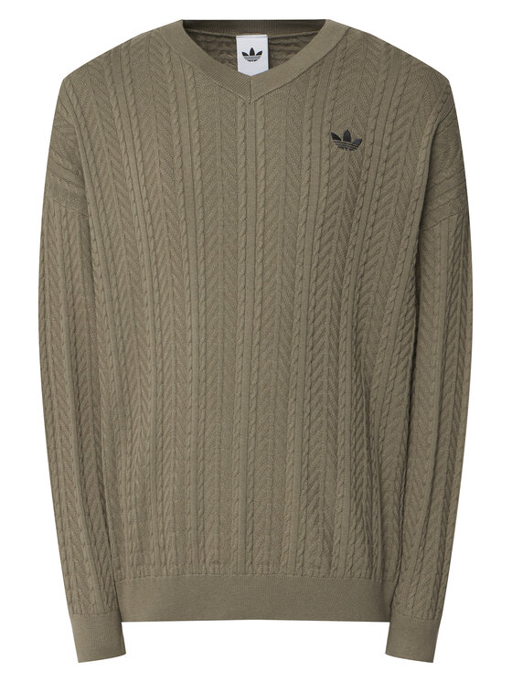 adidas Sweter KR9767 Beżowy Loose Fit