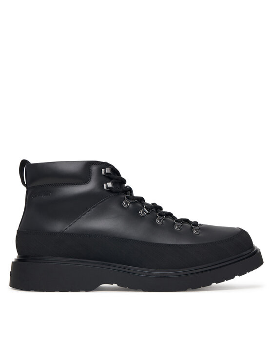 Calvin Klein Trzewiki Combat Mid Hiking Boot Lth Wl HM0HM02357 Czarny