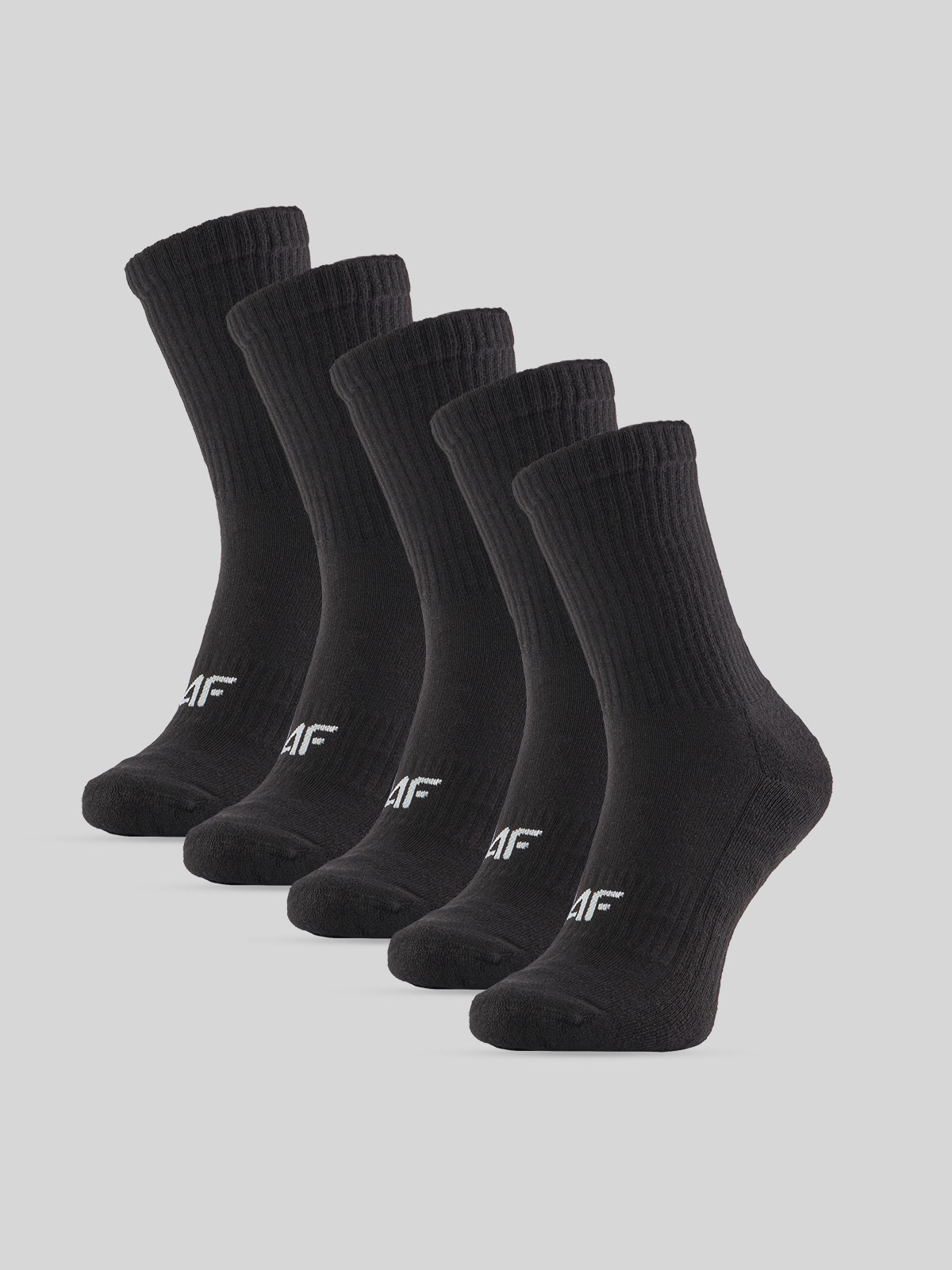 4F Skarpetki długie (5-pack) damskie - czarne 39-42