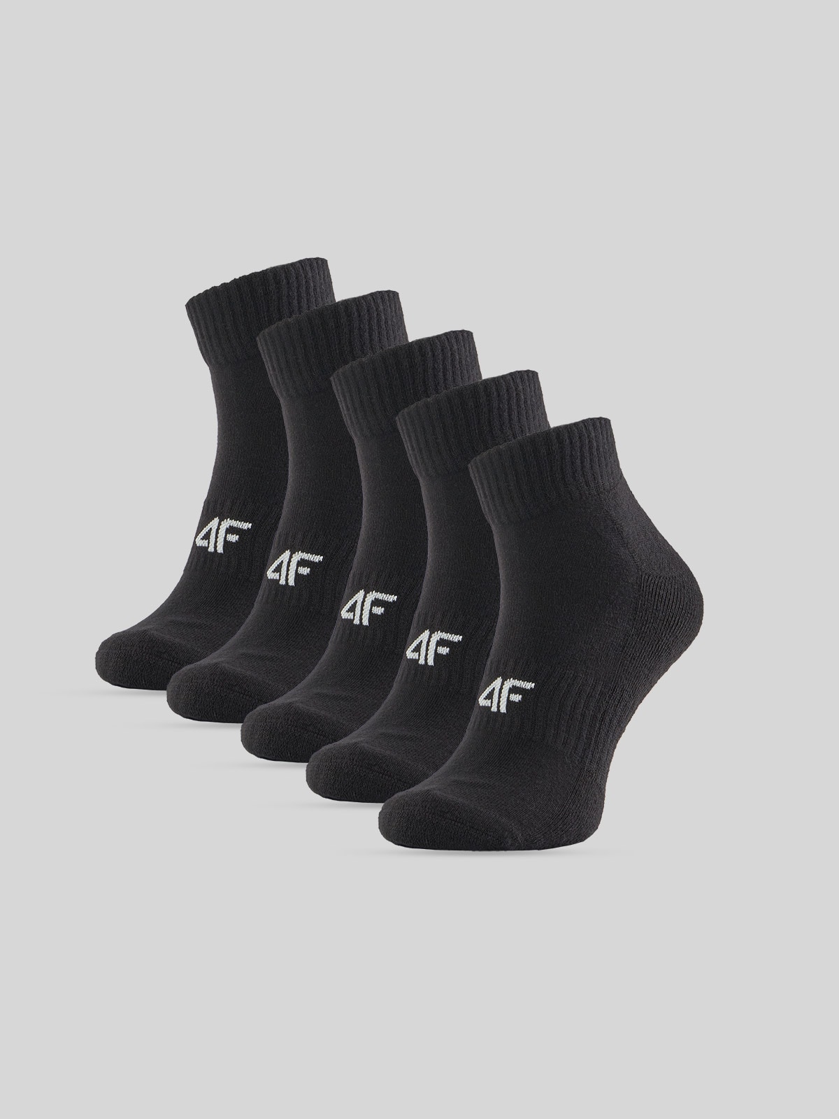 4F Skarpetki krótkie (5-pack) męskie - czarne 43-46