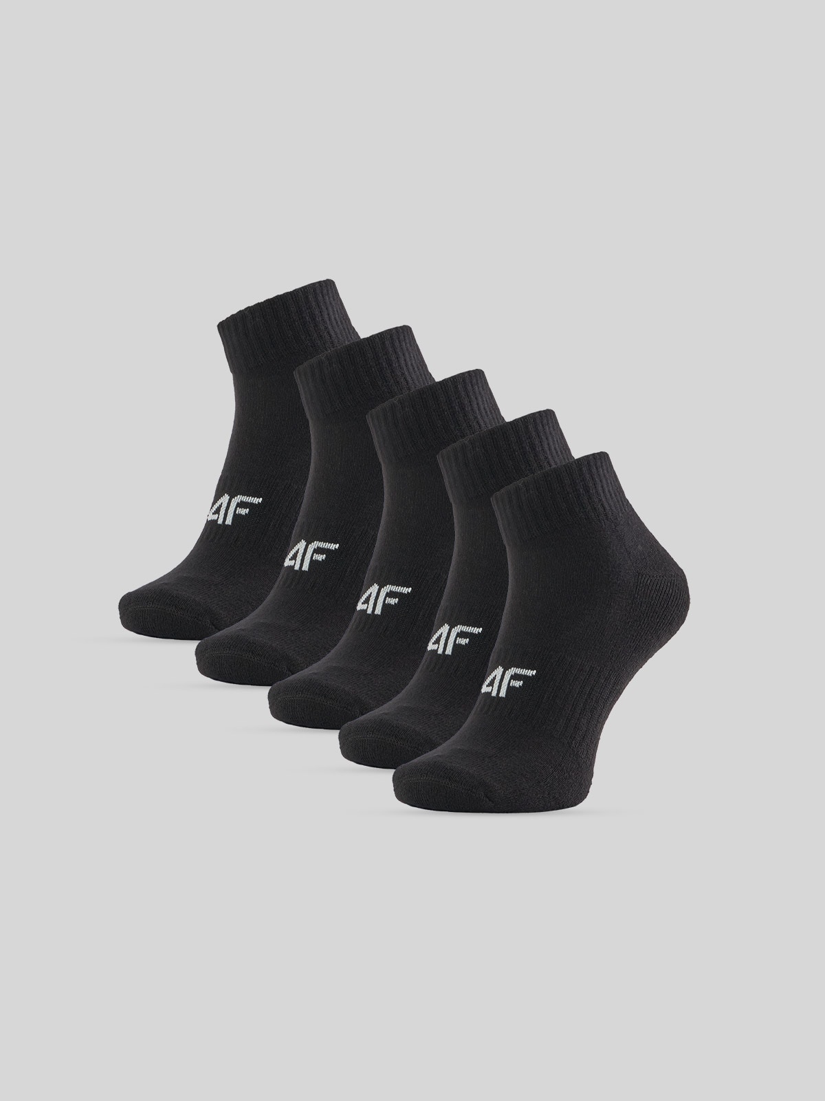 4F Skarpetki krótkie (5-pack) damskie - czarne 35-38