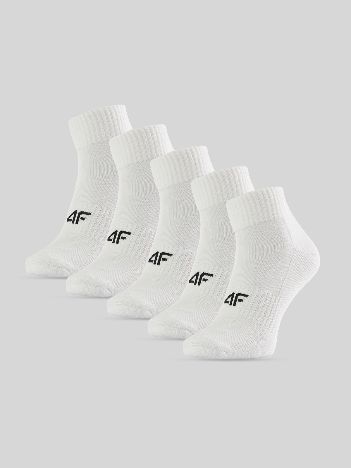 4F Skarpetki krótkie (5-pack) damskie - białe 39-42
