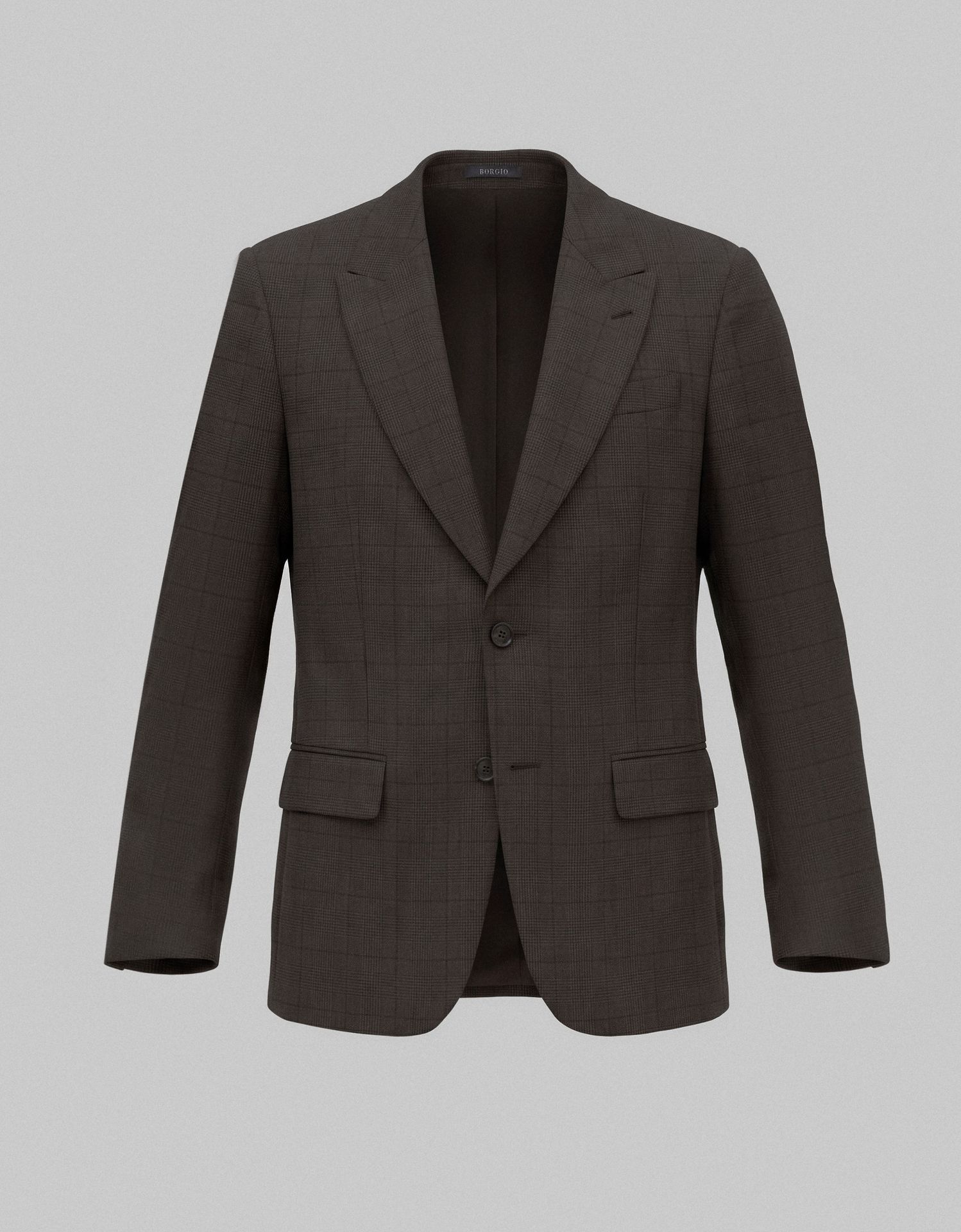 marynarka do zestawu parito brązowa slim fit