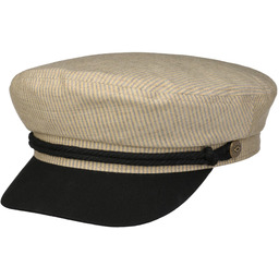 Czapka Żeglarska Fiddler Fisherman by Brixton, czarno-żółty, XS (53-54 cm)