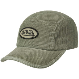 Czapka Sztruksowa 5 Panel by Von Dutch, oliwkowy, One Size
