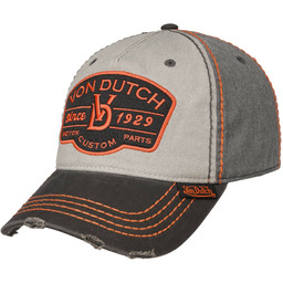 Czapka Motor Custom Parts by Von Dutch, szary, One Size