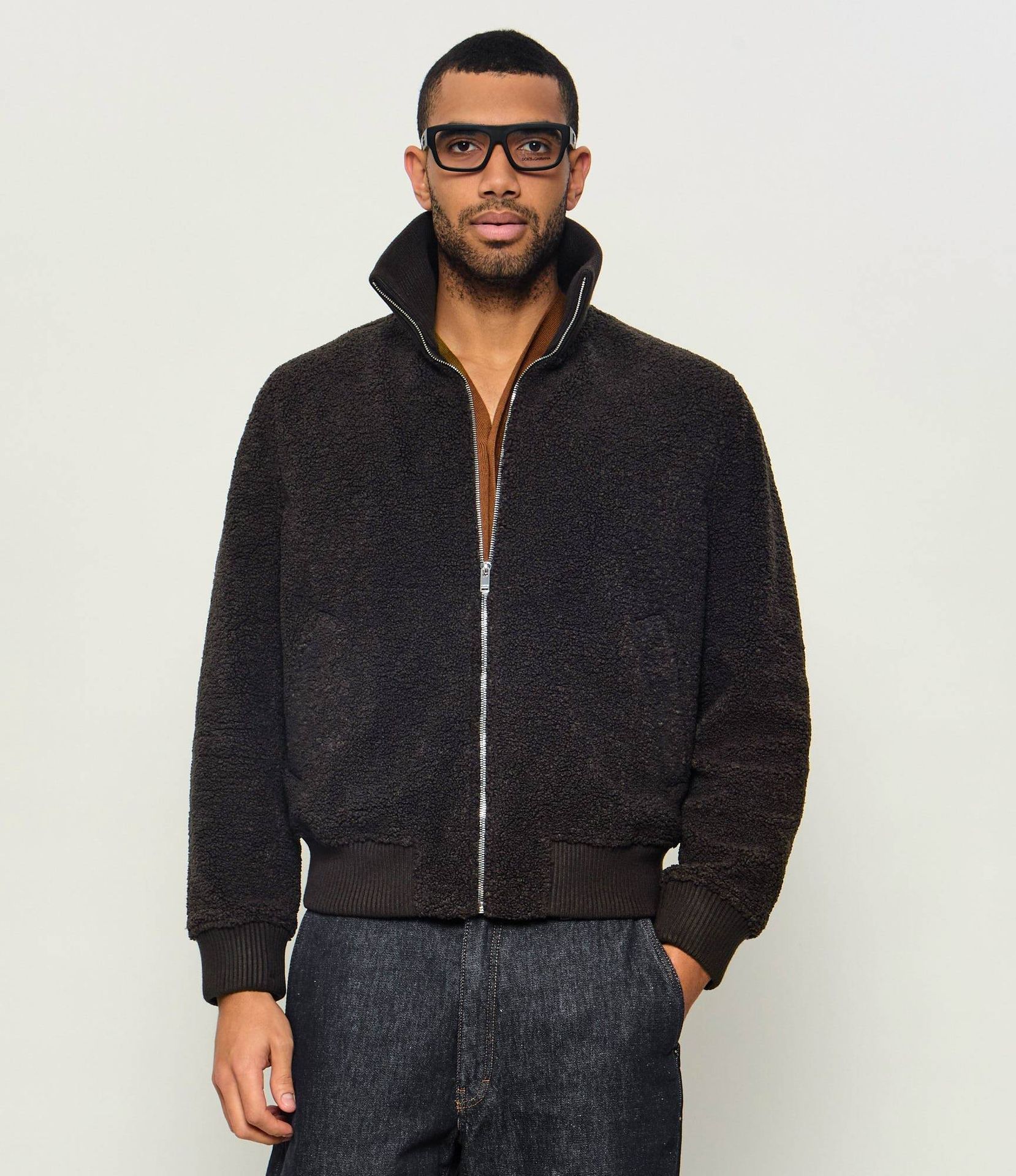 Drykorn Kurtka bomber Gralon Regular Fit shearling