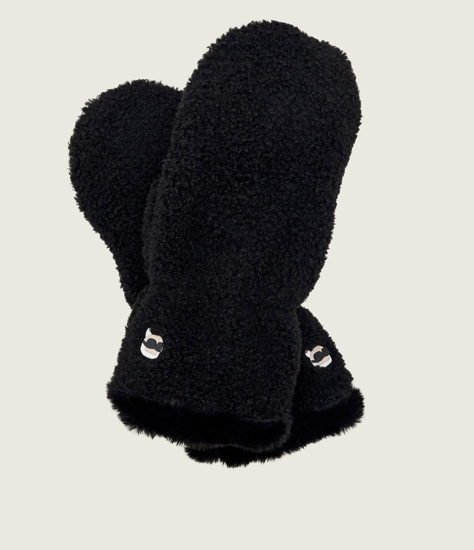 Karl Lagerfeld Rękawiczki Ikon shearling