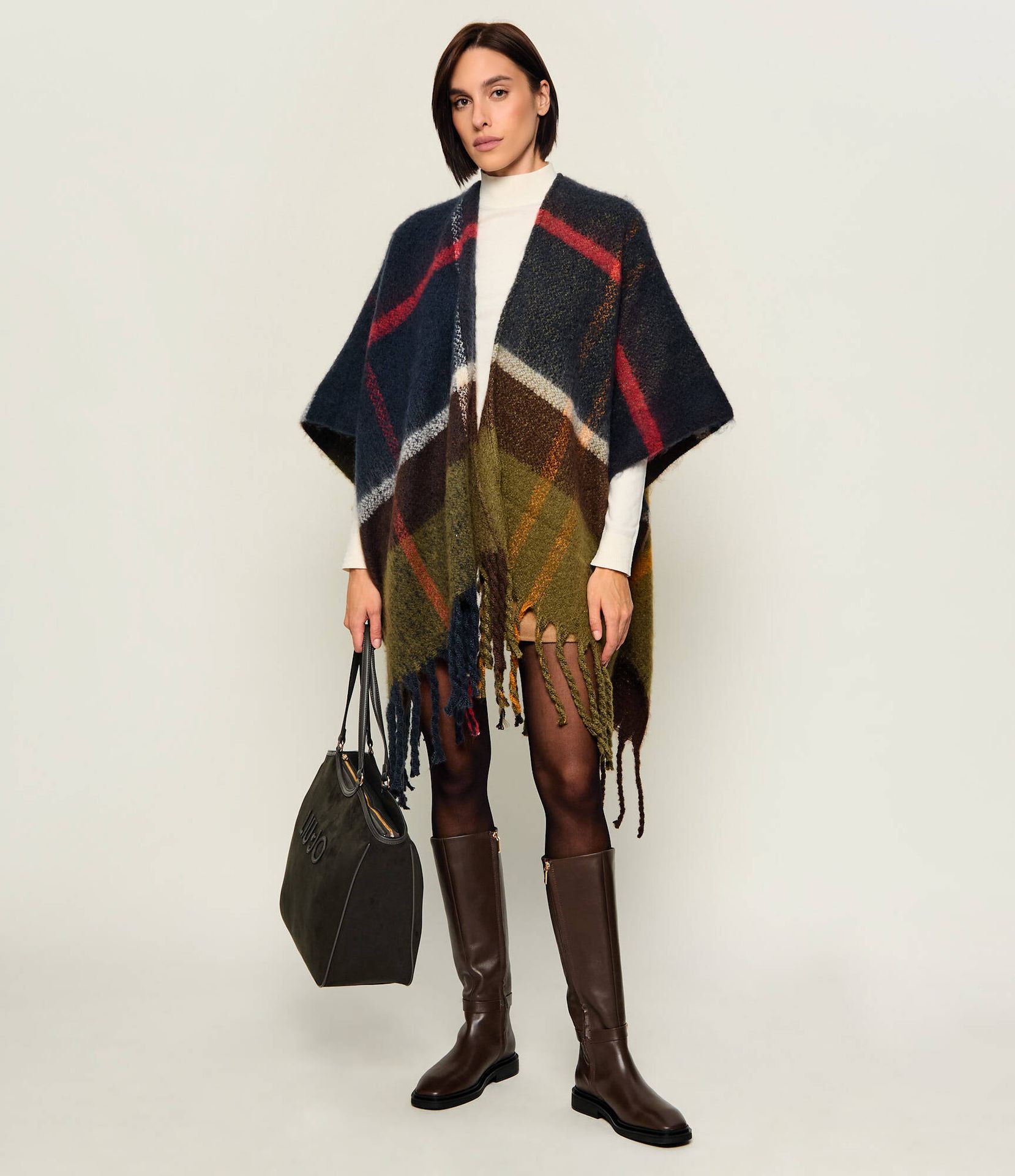 Barbour Ponczo Isla Boucle Serape