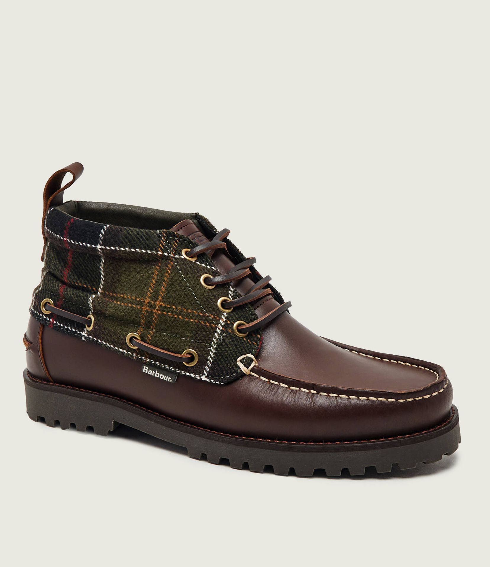 Barbour Skórzane półbuty Harle Chukka