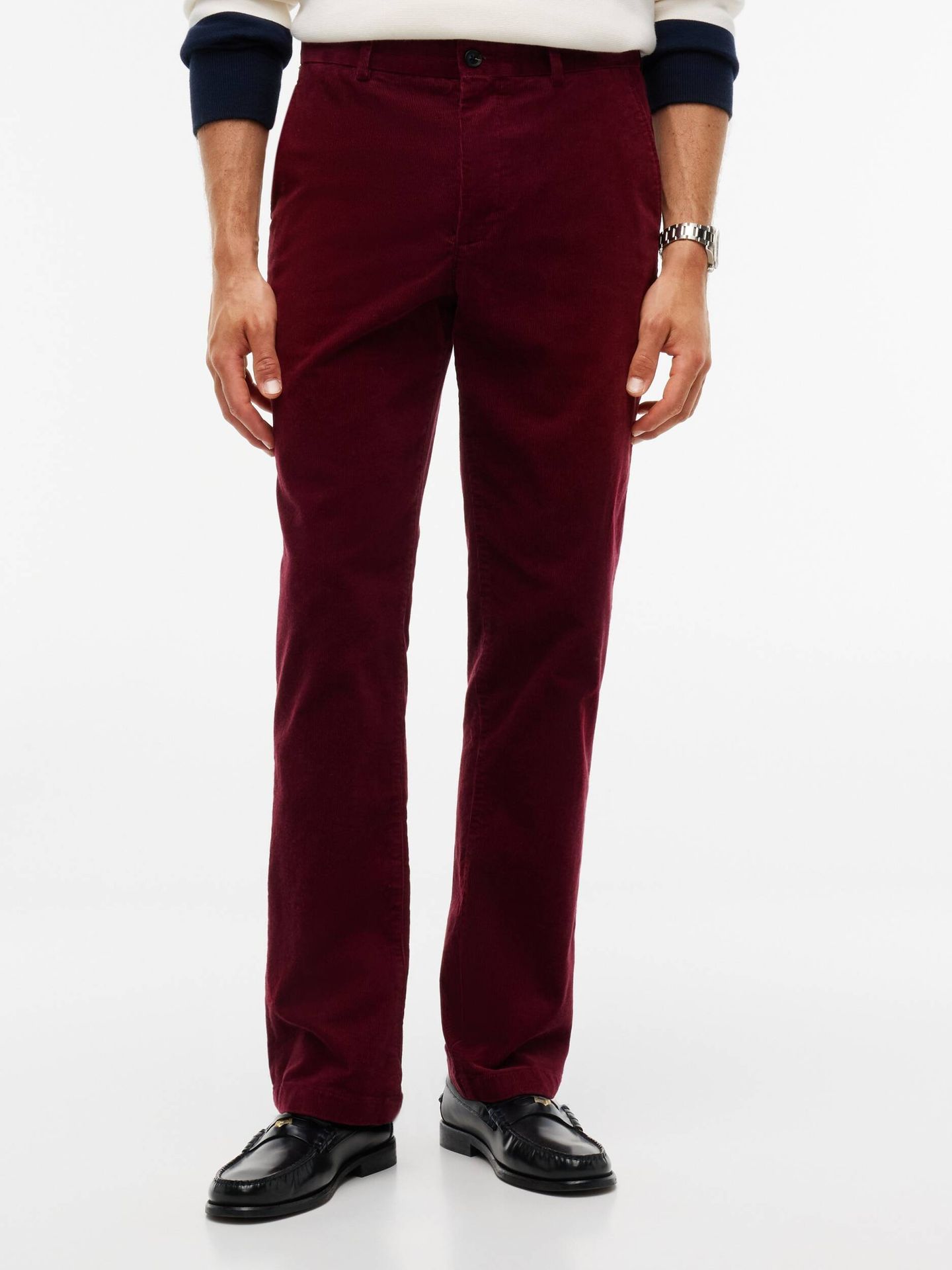 Tommy Hilfiger Spodnie chino Denton Slim Fit sztruks