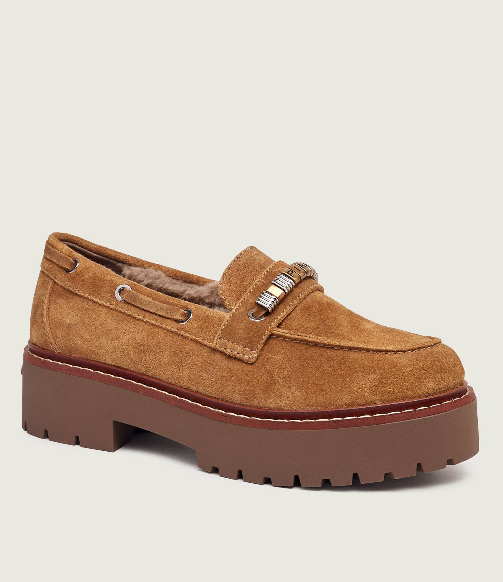 Pinko Loafersy Margaret 2 zamsz