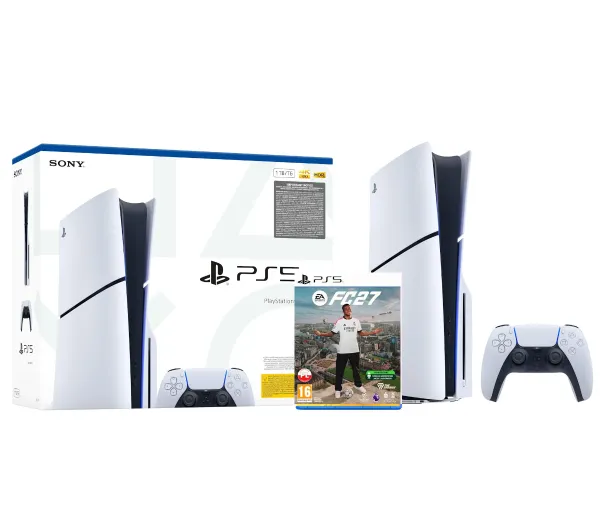 Sony PlayStation 5 Slim E Chassis PS5 1TB z napędem + EA SPORTS FC 27