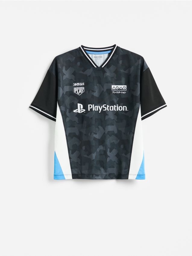 Reserved - T-shirt Playstation - czarny