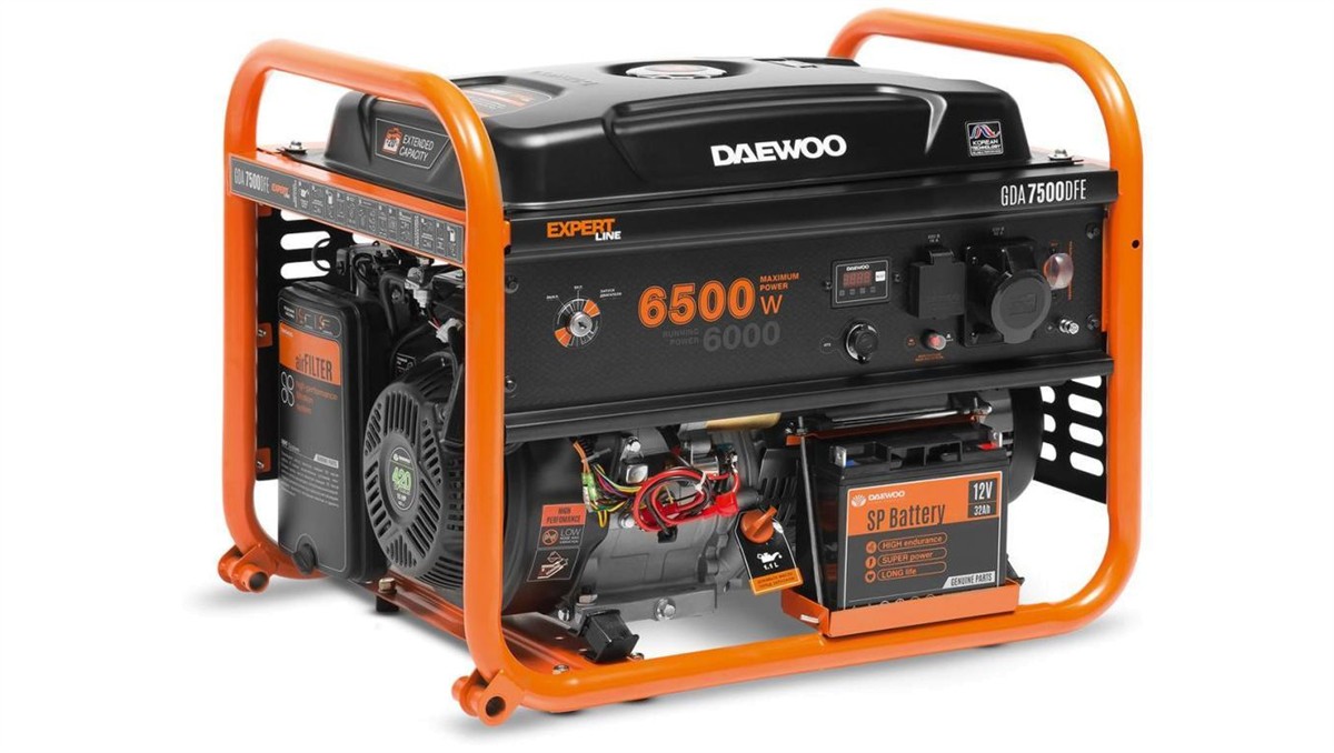 DAEWOO AGREGAT PRĄDOTWÓRCZY DUAL FUEL GDA 7500DFE 6.5kW