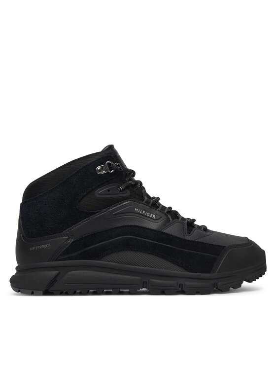 Tommy Hilfiger Trapery Hilfiger Wp Mix Chukka Runner FM0FM06022 Czarny