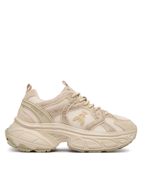 Patrizia Pepe Sneakersy PJ422.02 Beżowy
