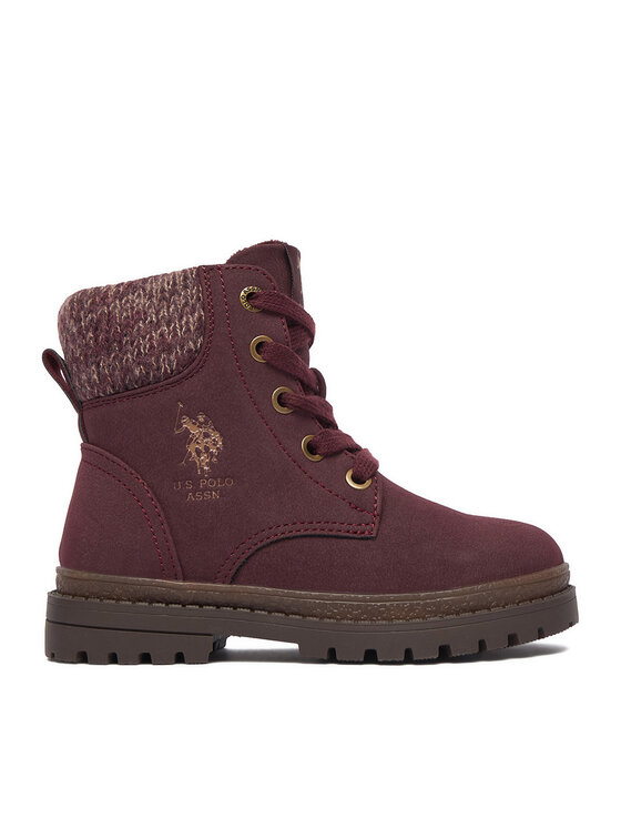 U.S. Polo Assn. Trzewiki EO-VLAD001K/GYT1-BOR003 Bordowy