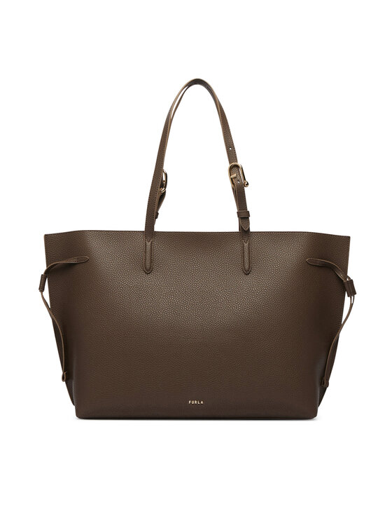 Furla Torebka Ava L Tote Bag WB02059 BX4329 5341S Brązowy ciemny