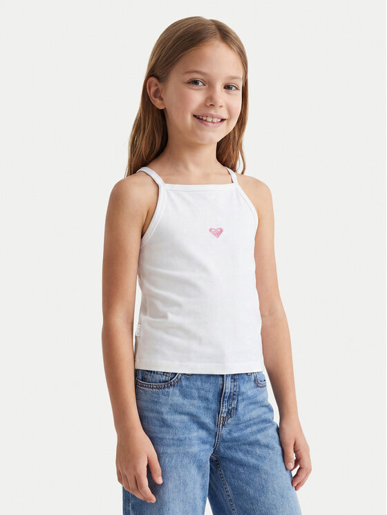 Roxy Top W126-RXGSL-1021-01X Biały Regular Fit