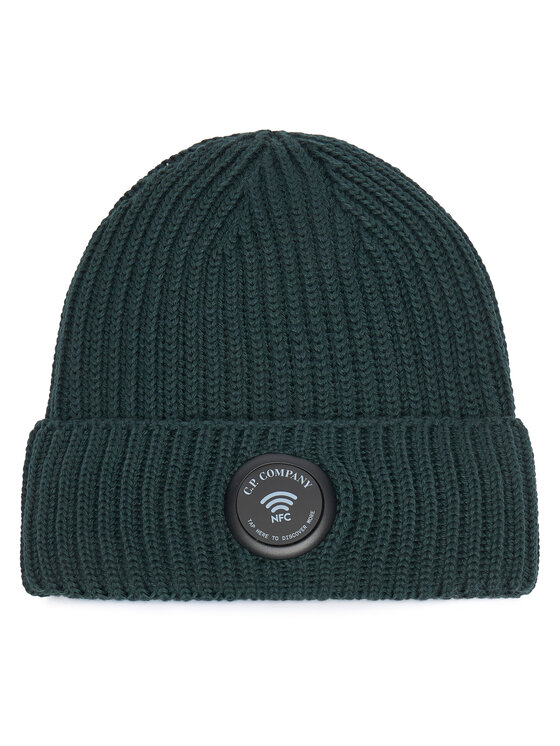 C.P. Company Czapka 21CMAC739A005509A Zielony ciemny