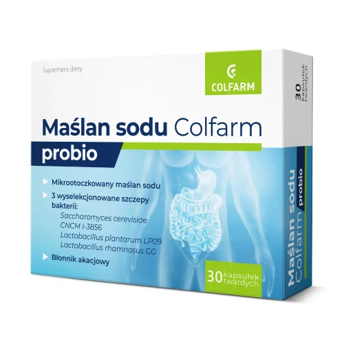 Colfarm Maślan Sodu Probio, 30 kaps.