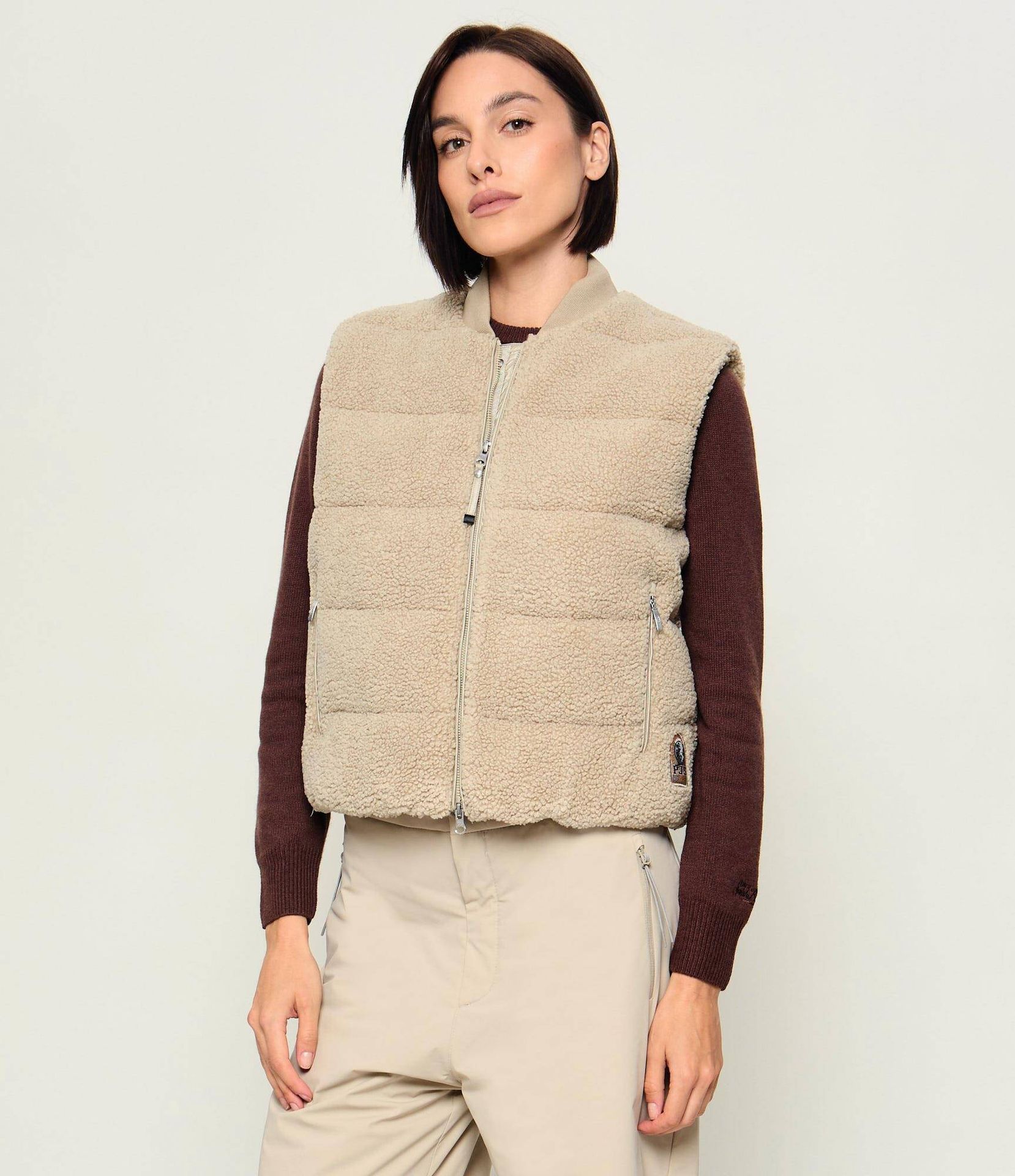 PARAJUMPERS Puchowy bezrękawnik Simaw Regular Fit
