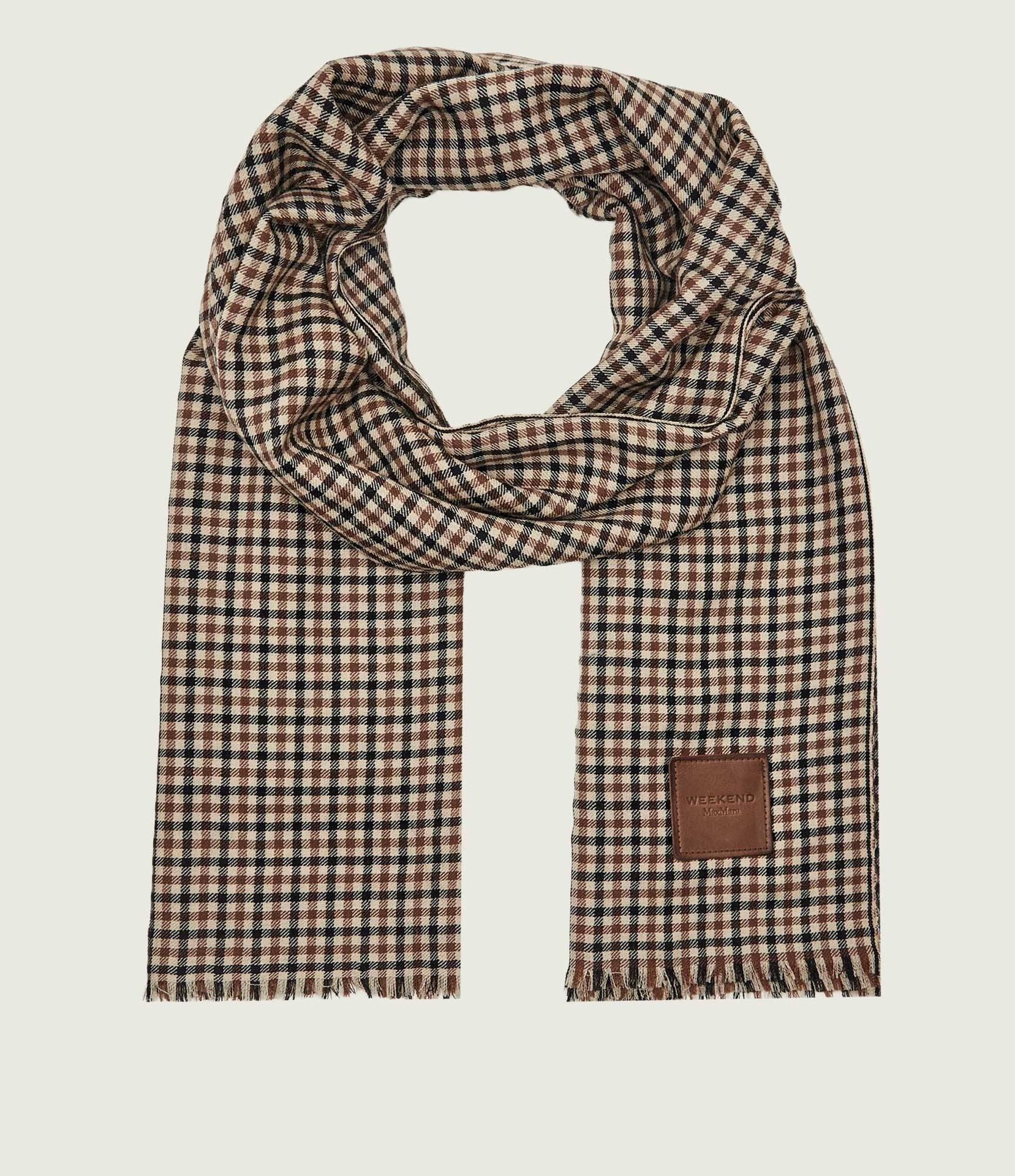 Weekend MaxMara Wełniany szal Wkaquantum