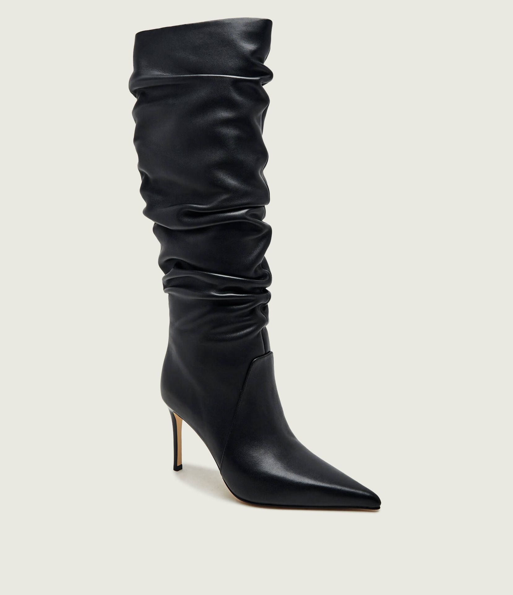 Michael Kors Skórzane kozaki na szpilce Dawn Heeled