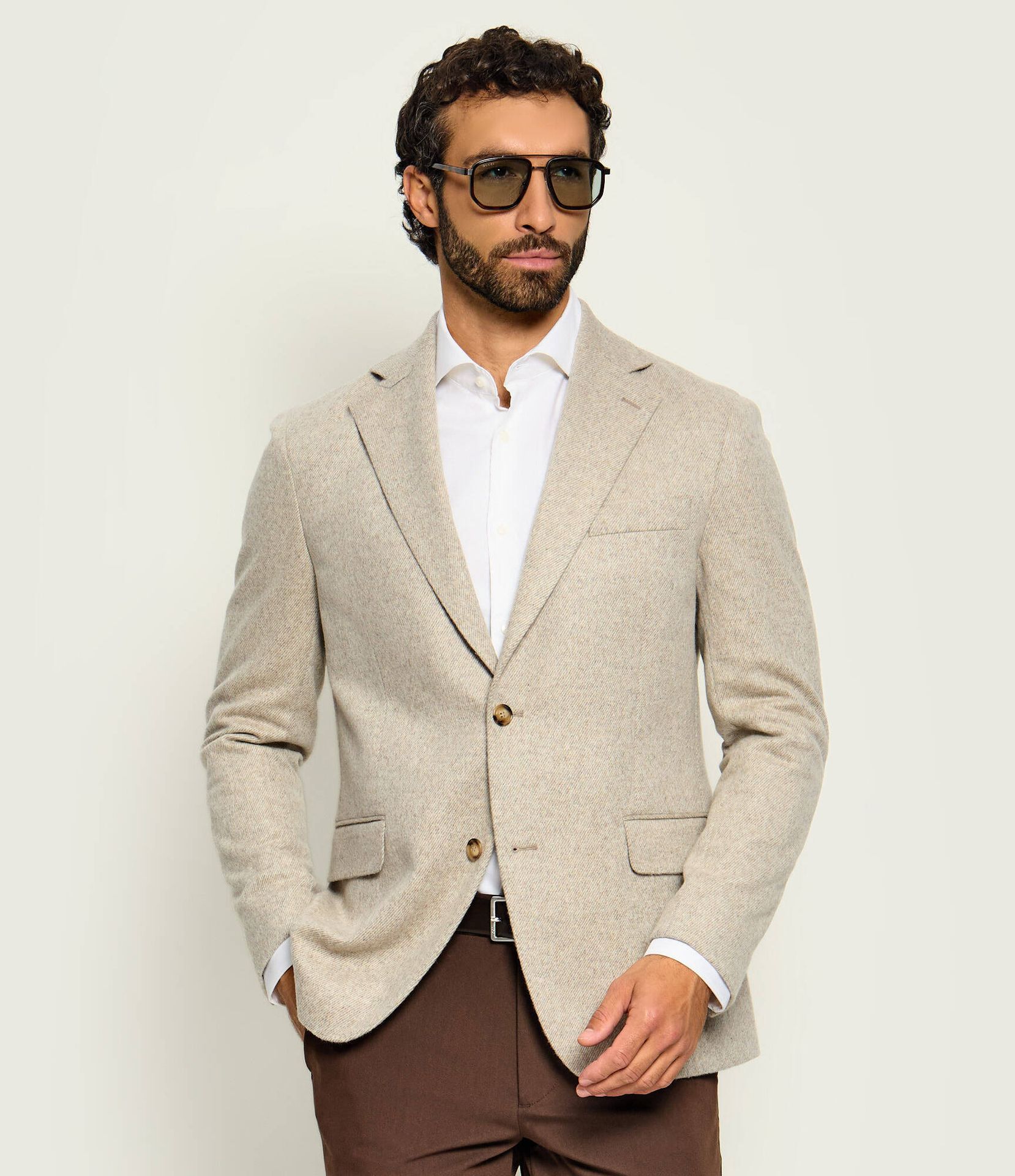 Oscar Jacobson Wełniana marynarka Fogerty Regular Fit