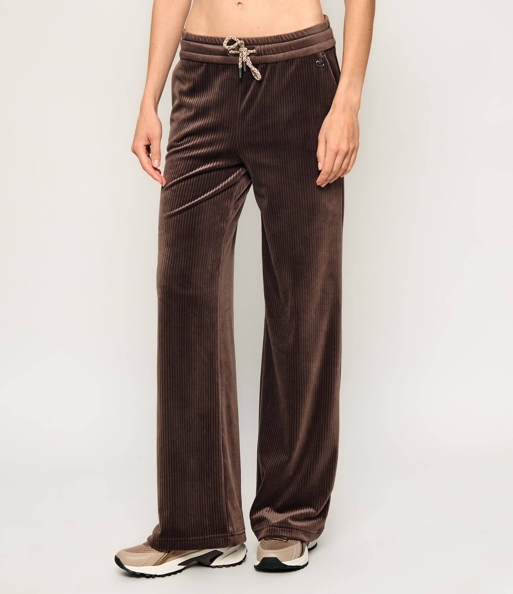 Marc Cain Spodnie dzianinowe Relaxed fit