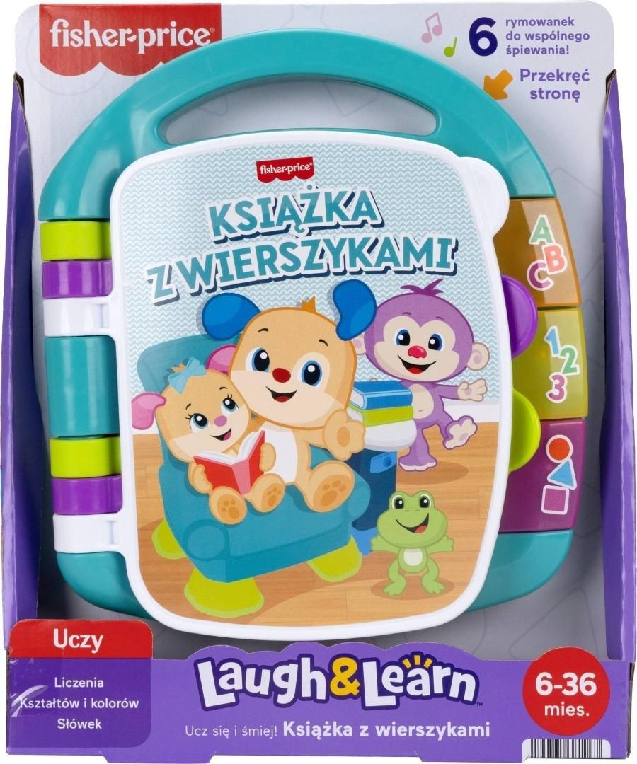 Książka z wierszykami - zabawka