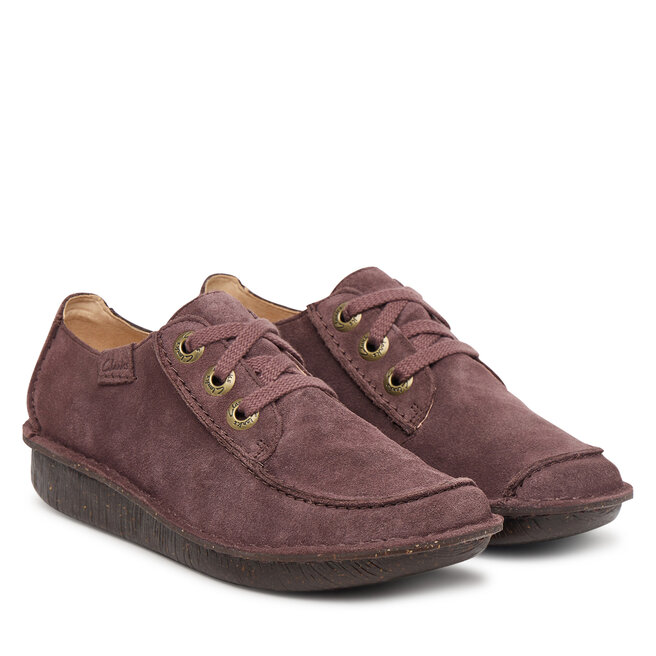 Półbuty Clarks Funny Dream 26329385 Fioletowy