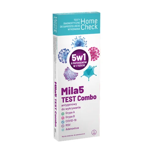 Home Check Mila 5 Combo Test antygenowy 5w1, 1 szt.