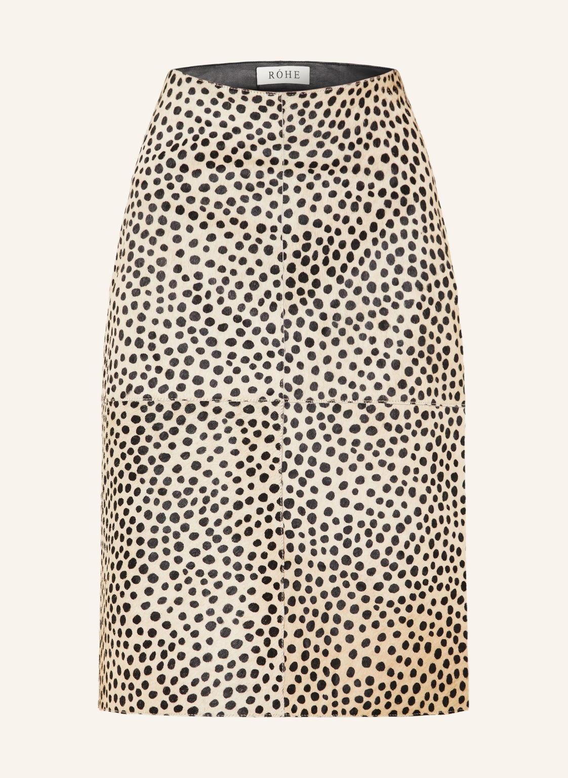 Róhe Spódnica Skórzana beige