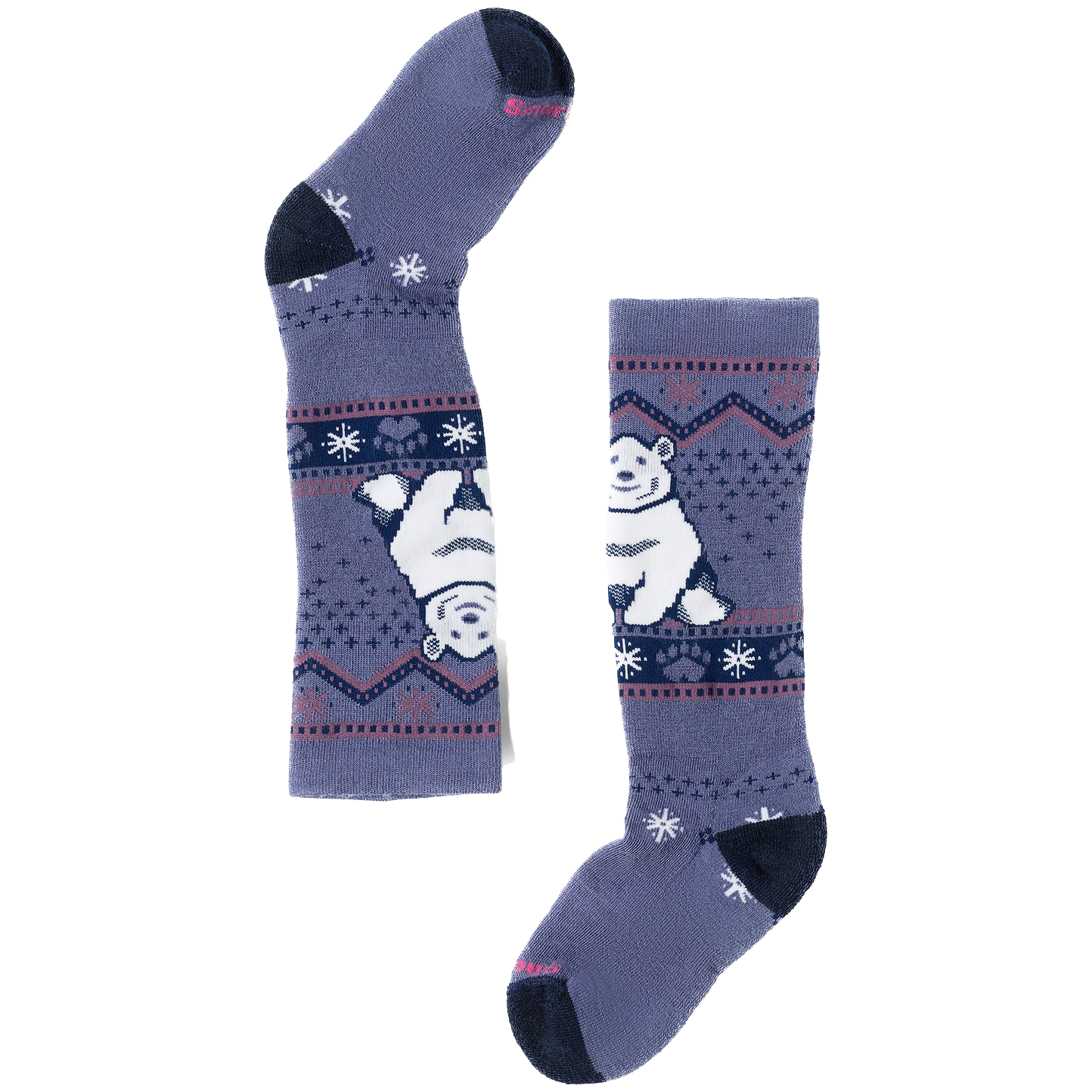 Skarpety Smartwool Kids' Wintersport Full Cushion Polar Bear Rozmiar skarpet: 29-32 / Kolor: niebieski