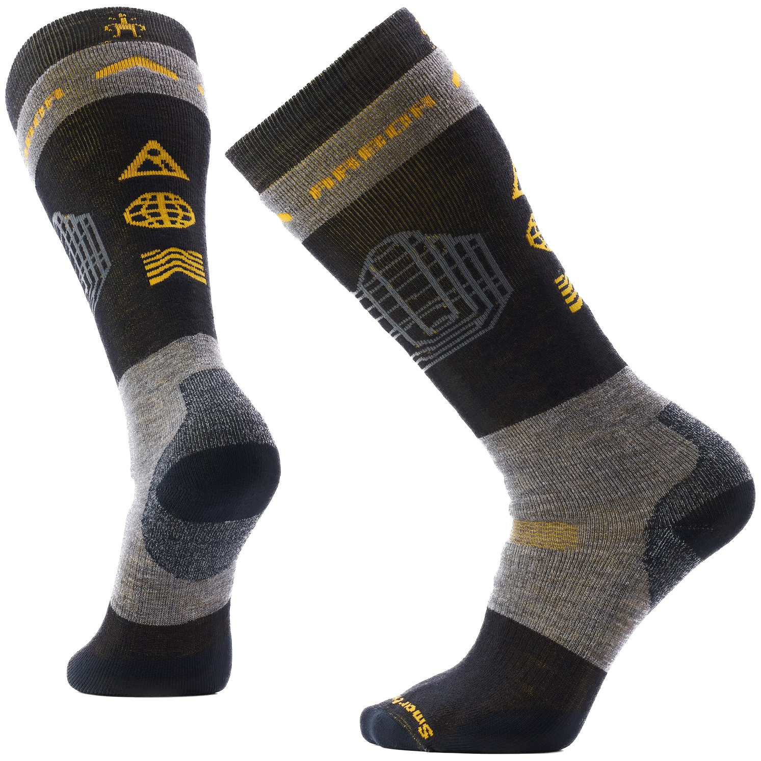Podkolanówki Smartwool Snowboard Full Cushion Arbor OTC Socks Rozmiar skarpet: 42-45 / Kolor: czarny