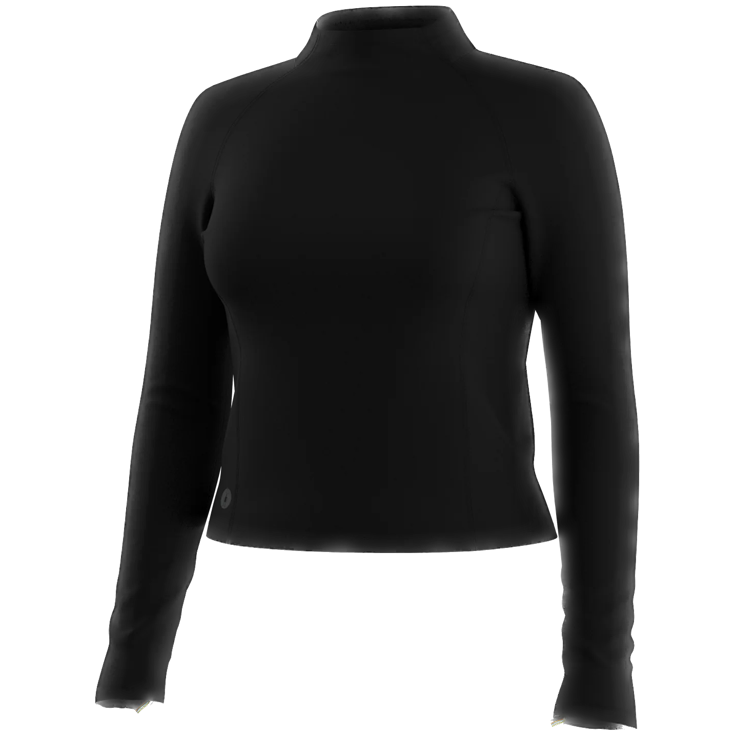 Damska koszulka Smartwool Women's Active Merino Movement Mock Neck Rozmiar: L / Kolor: czarny