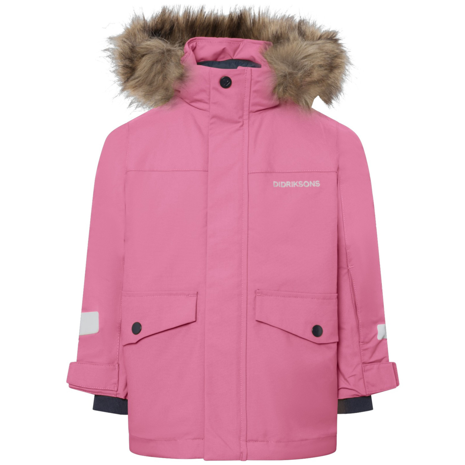 Dziecięca kurtka zimowa Didriksons Bjärven Kids Parka 5 Heather Pink Rozmiar dziecięcy: 120 / Kolor: różowy