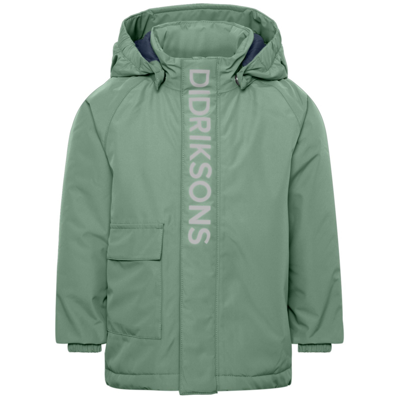 Dziecięca kurtka zimowa Didriksons Talvi Kids Jkt 2 Dark Moss Rozmiar dziecięcy: 140 / Kolor: ciemnozielony