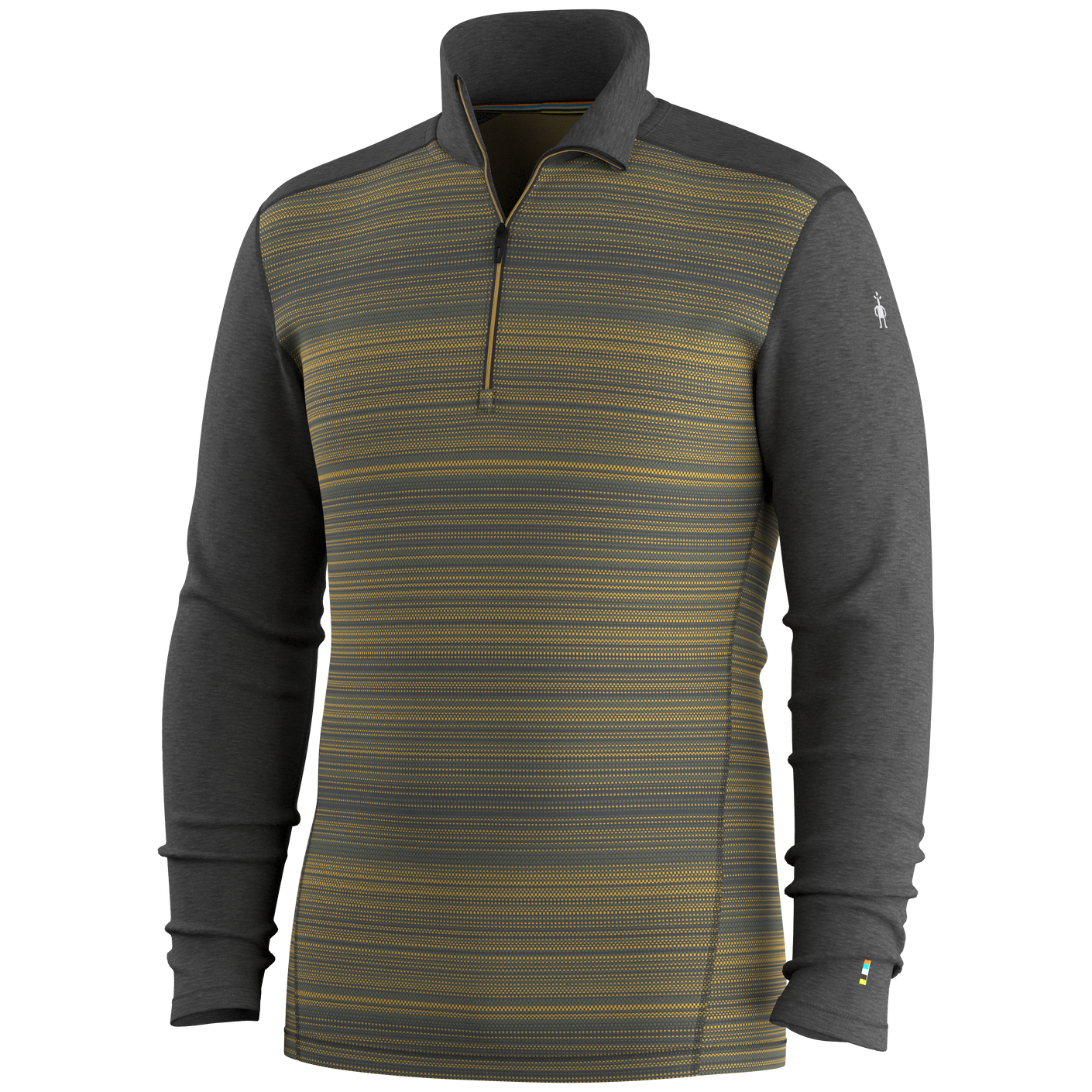 Męska koszulka Smartwool M Classic Thermal Merino Base Layer 1/4 Zip Rozmiar: L / Kolor: brązowy
